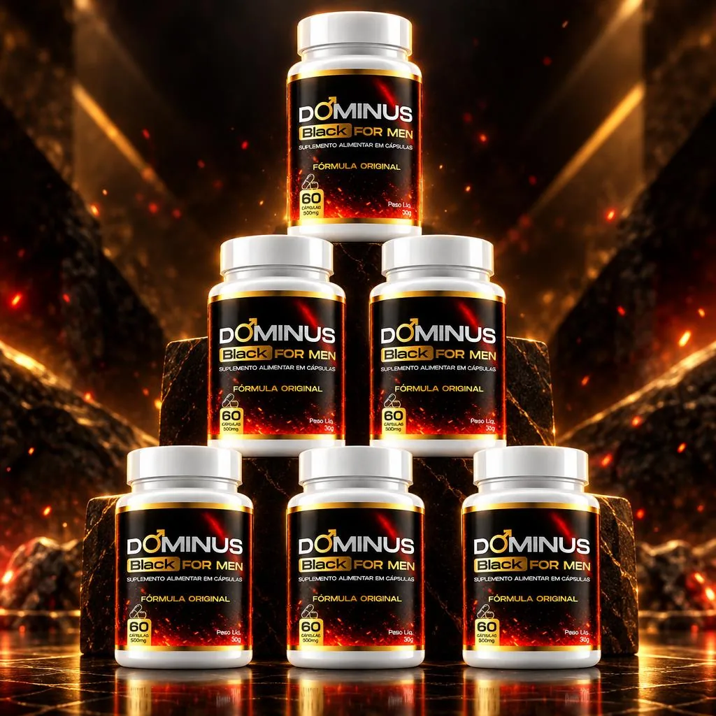 Kit 6 potes Dominus Black